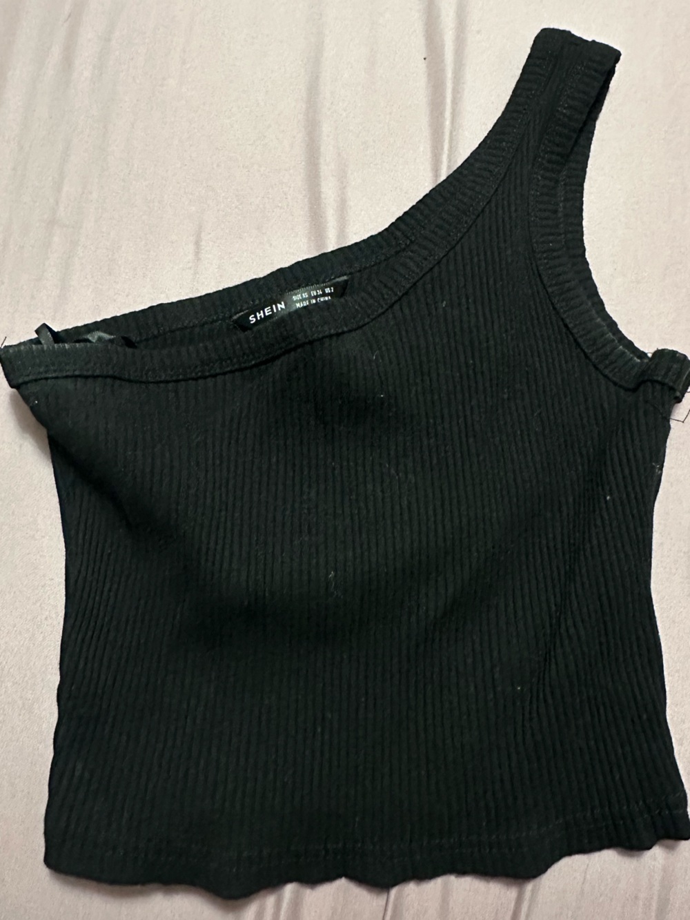 SHEIN Ribbed Cropped Tank